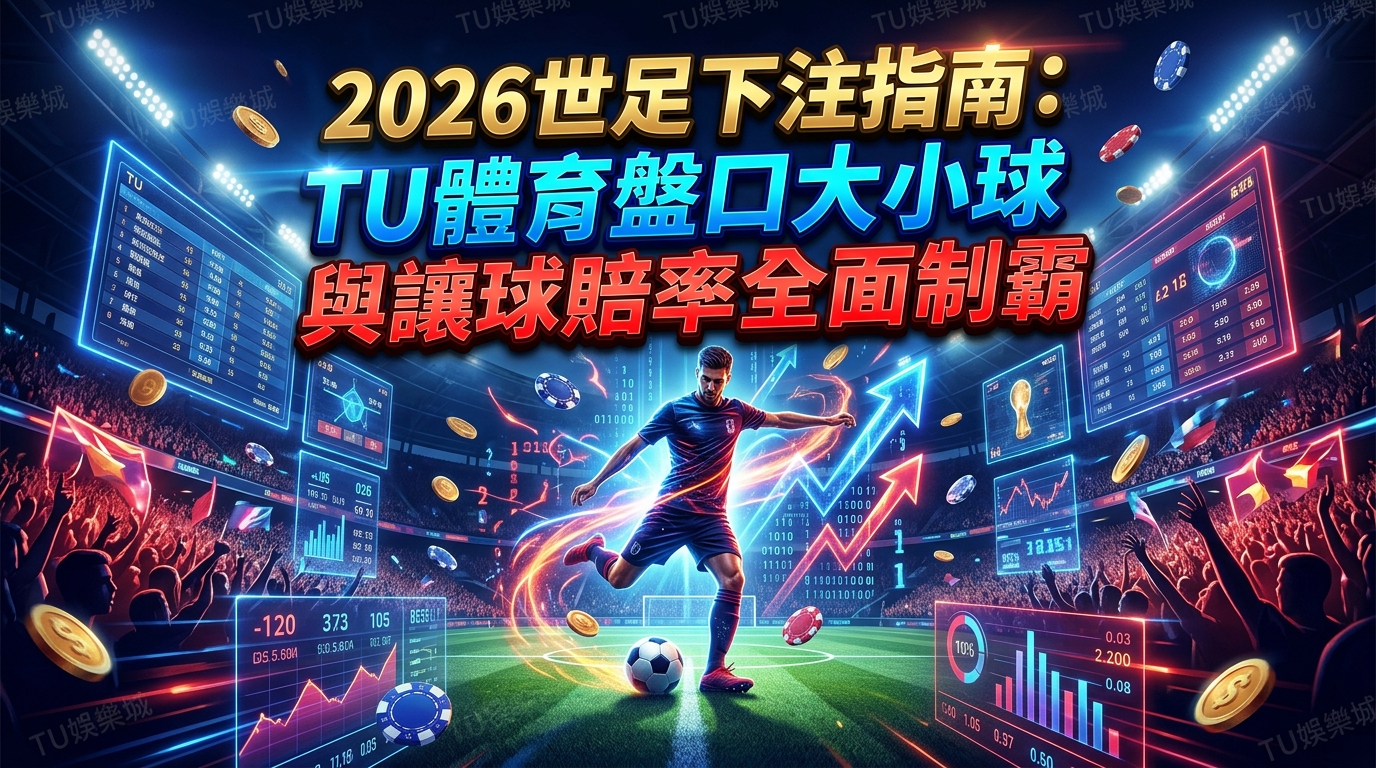 2026世足下注指南：TU體育盤口大小球與讓球賠率全面制霸