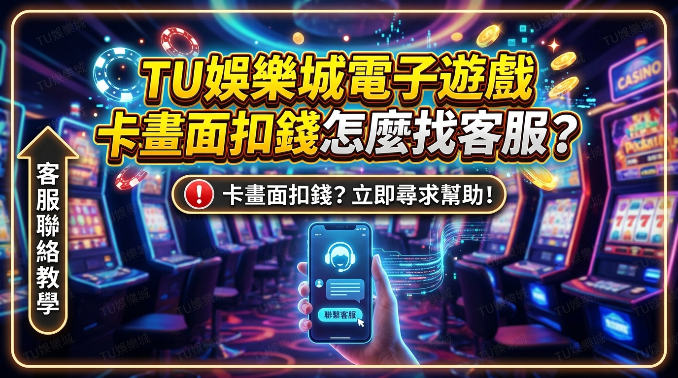 TU娛樂城電子遊戲卡畫面扣錢怎麼找客服?