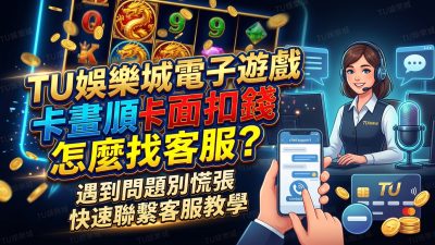 TU娛樂城電子遊戲卡畫面扣錢怎麼找客服?