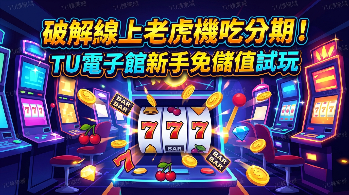 破解線上老虎機吃分期！TU電子館新手免儲值試玩