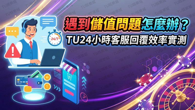 遇到儲值問題怎麼辦？TU24小時客服回覆效率實測
