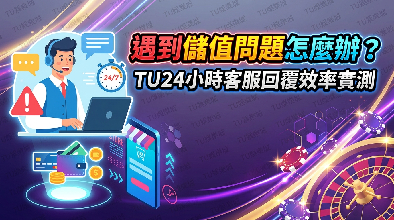 遇到儲值問題怎麼辦？TU24小時客服回覆效率實測