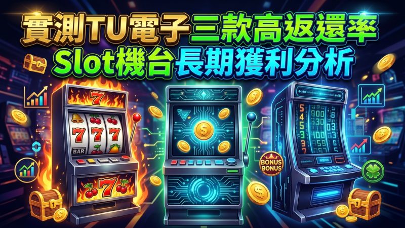 實測TU電子三款高返還率Slot機台長期獲利分析