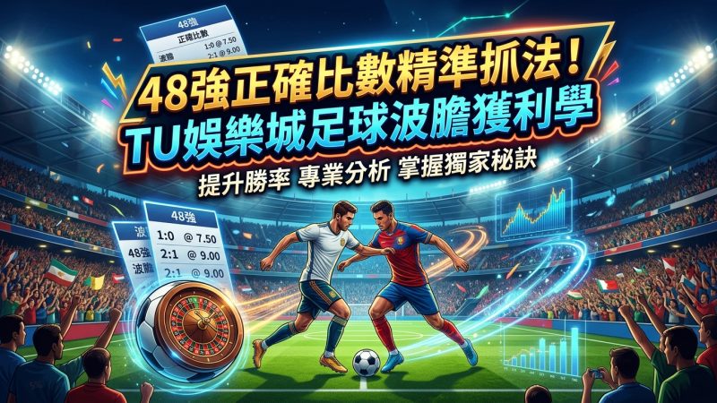 48強正確比數精準抓法！TU娛樂城足球波膽獲利學