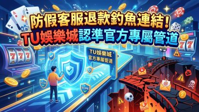 防假客服退款釣魚連結！TU娛樂城認準官方專屬管道