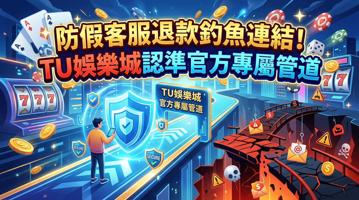 防假客服退款釣魚連結！TU娛樂城認準官方專屬管道