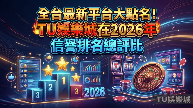 全台最新平台大點名！TU娛樂城在2026年信譽排名總評比