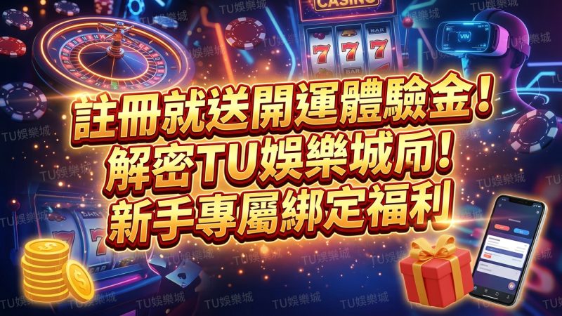 註冊就送開運體驗金！解密TU娛樂城新手專屬綁定福利