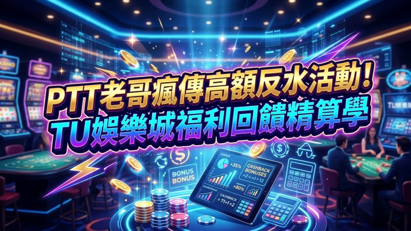 PTT老哥瘋傳高額反水活動！TU娛樂城福利回饋精算學