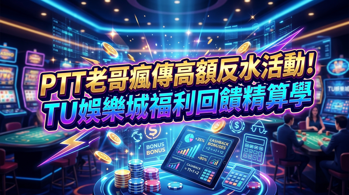 PTT老哥瘋傳高額反水活動！TU娛樂城福利回饋精算學