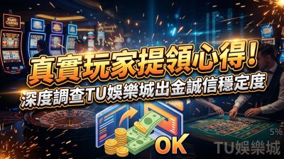 真實玩家提領心得！深度調查TU娛樂城出金誠信穩定度