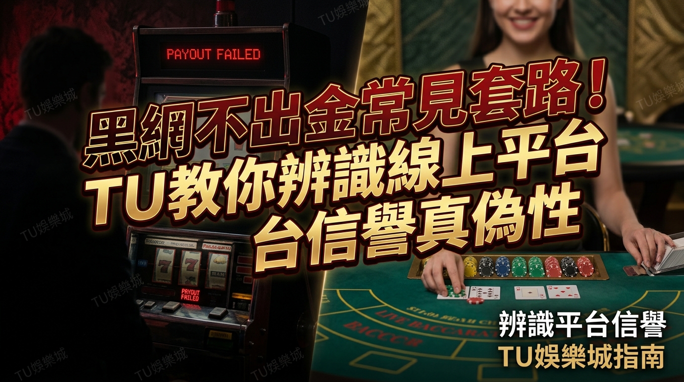 黑網不出金常見套路！TU教你辨識線上平台信譽真偽性