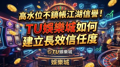 高水位不鎖帳江湖信譽！TU娛樂城如何建立長效信任度
