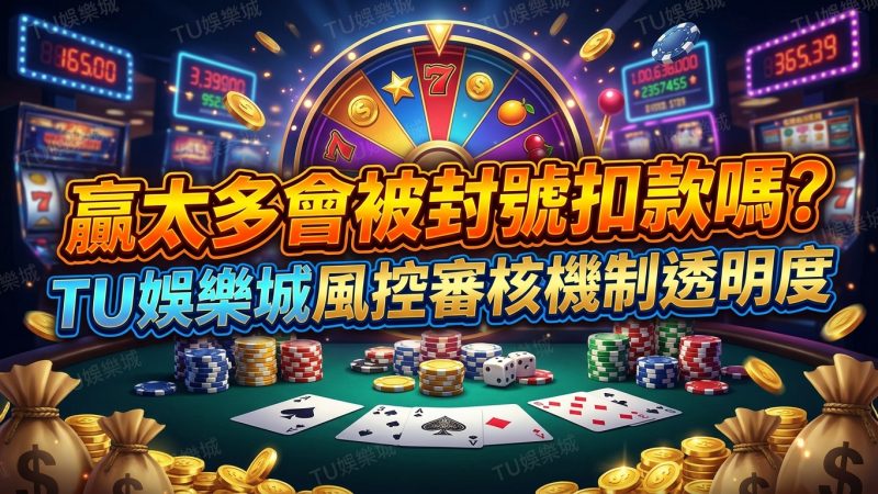 贏太多會被封號扣款嗎？TU娛樂城風控審核機制透明度