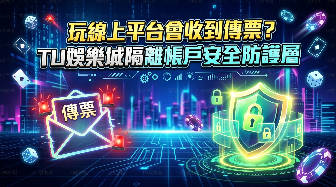 玩線上平台會收到傳票？TU娛樂城隔離帳戶安全防護層